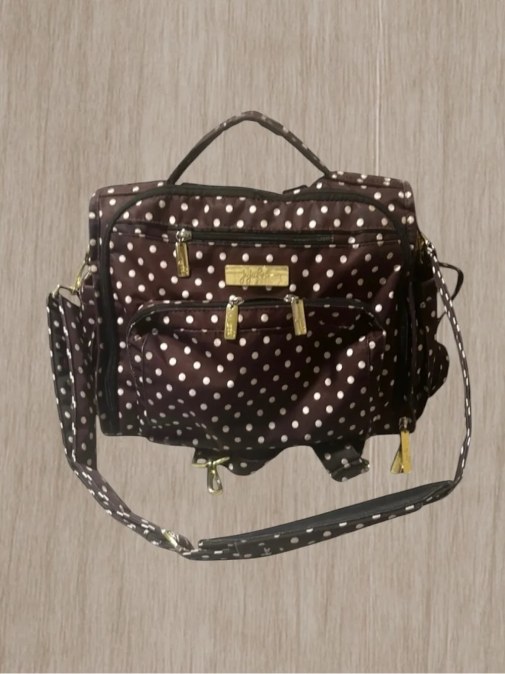 JuJuBe BFF Diaper Bag/Backpack/Messenger Bag - The Duchess